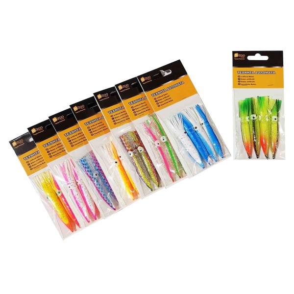 MIZOO FISHING ΤΕΧΝΗΤΟ ΔΟΛΩΜΑ ΣΙΛΙΚΟΝΗΣ ΨΑΡΑΚΙ ΣΥΡΤΗΣ ΔΙΑΦΟΡΑ ΧΡΩΜΑΤΑ 4ΤΜΧ